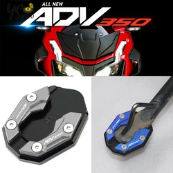 2024 New Fit For Honda ADV350 ADV 350 2020 2021 2022 2023 Motorcycle Accessories Kickstand Side Stand Enlarge Foot Extension Pad