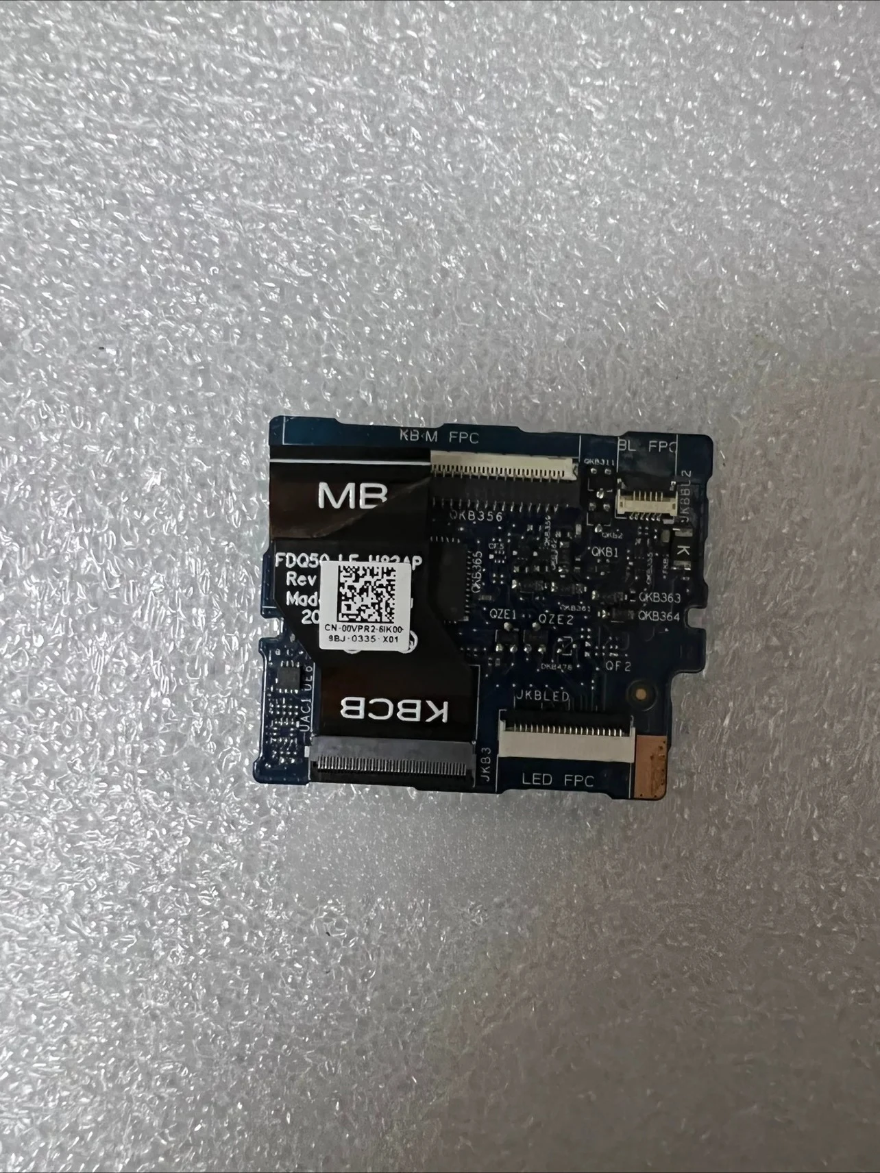 For Dell Original XPS 9500 USH Small Board LS - H822P CN - 00VPR2, Notebook Internal Repair Part