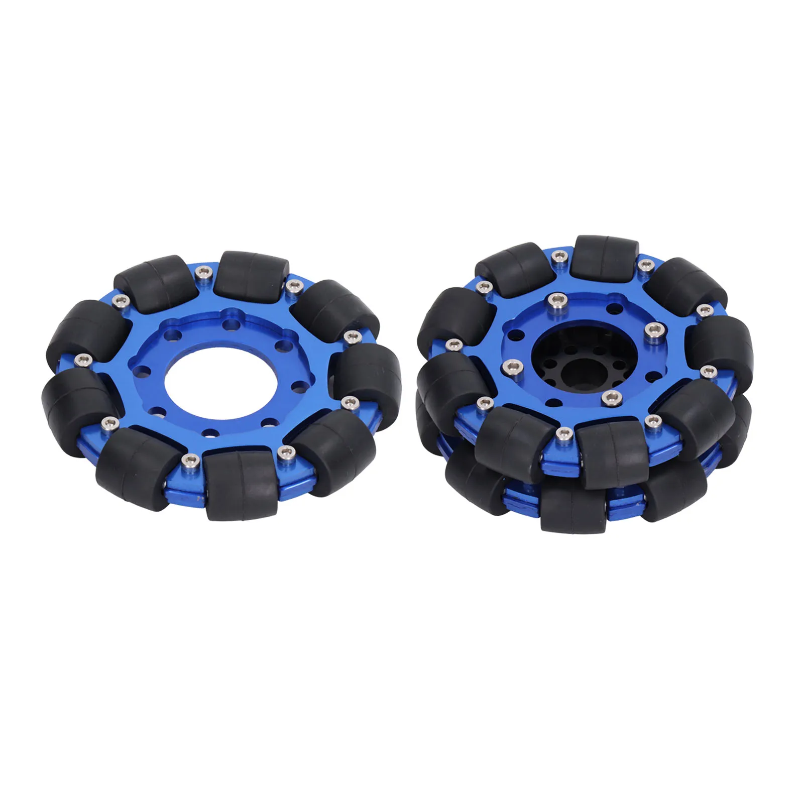 Omni Wheel 4in Omnidirectional Aluminium Alloy Hub Component Part for Robot Toy DIY