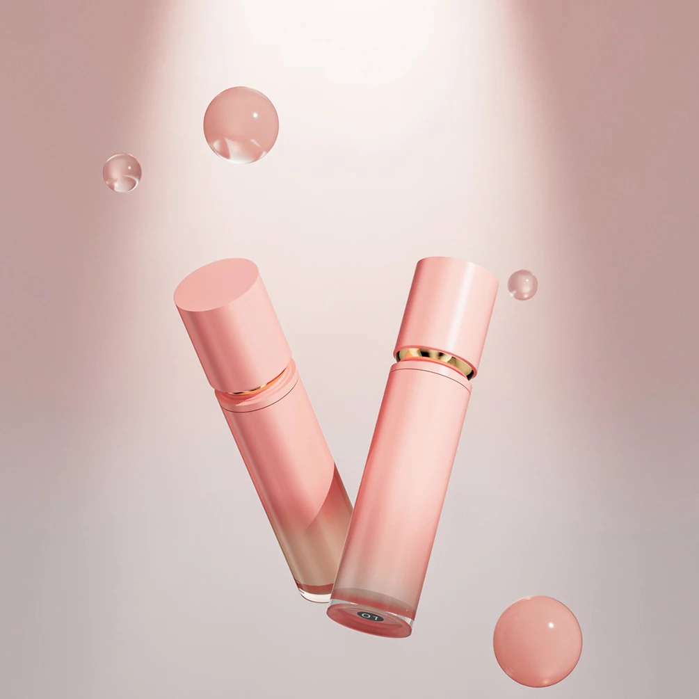 Correttore liquido con etichetta privata a 30 colori Logo personalizzato Bottiglia rosa sfumata Controllo olio Schiarente Trucco viso umido naturale Vegan