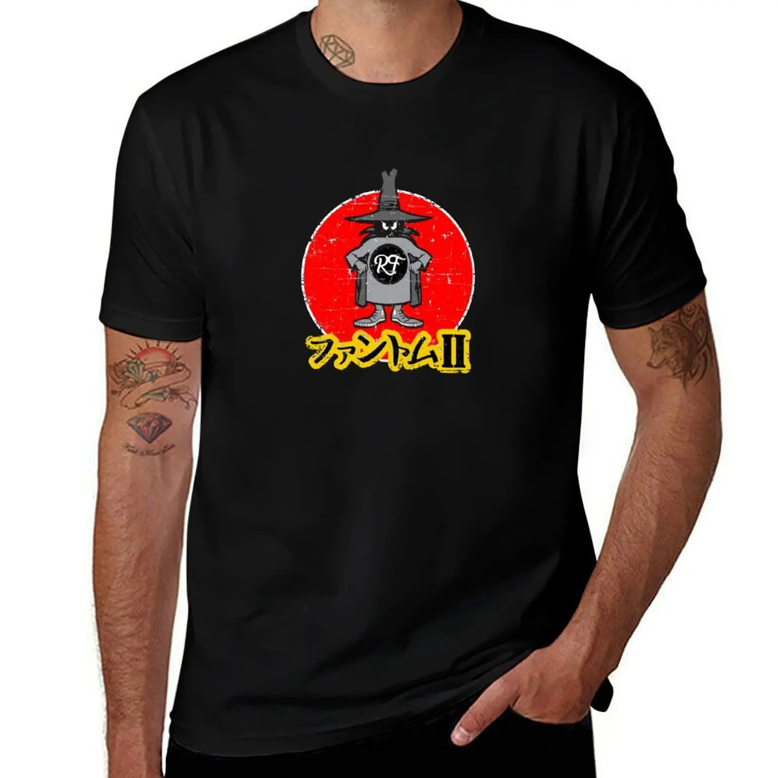 JASDF - Spooky RF-4 Phantom II - Grunge Style T-Shirt Summer Casual Loose T-Shirt