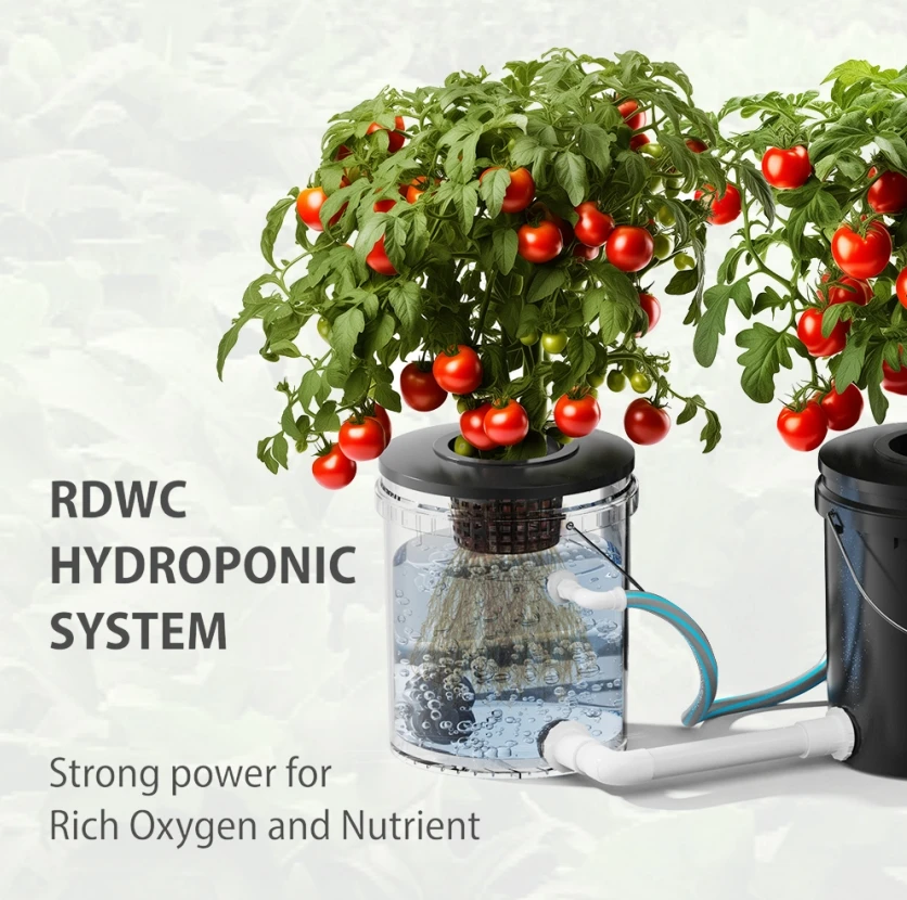 Recirculation Garden Drip Irrigation Hydroponic Grow System Aeroponic System Kit Indoor Hydroponic Buckets