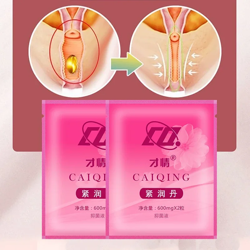 48 Capsules Vaginal Tightening Orgasm Gel Female Libido Enhancer Exciter Stimulant Vagina Shrinking Women Climax Tight Care Oil