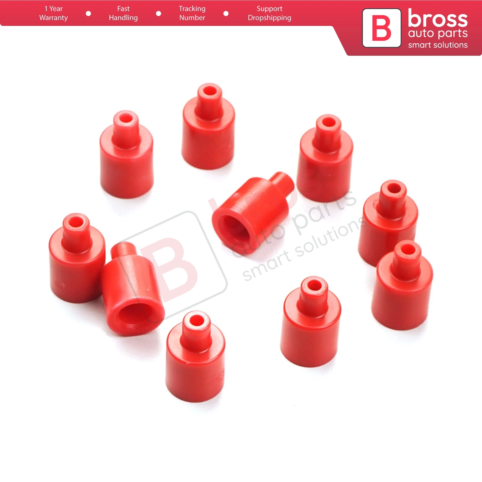 Bross Auto Parts BCP009 10 Pieces Cable End Rope Dowel for Window Regulator Winder Mechanism Type BCP009 Fast Handling