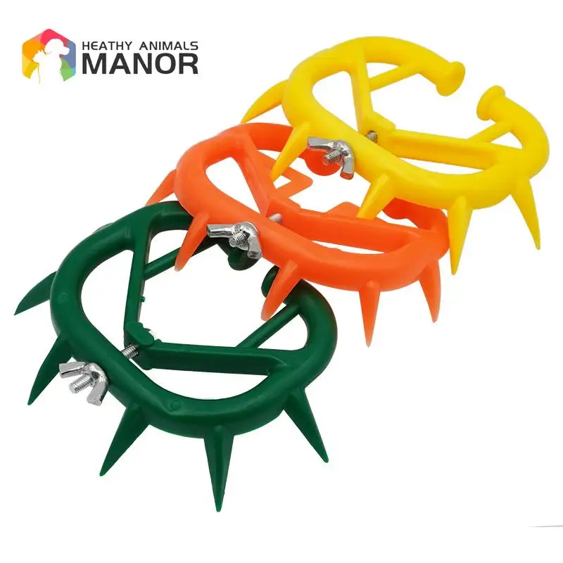 20 Pcs Plastic Durable Cattle Rings Cow Weaner Anti Sucking Milking Stop Kit Calf Weaner Calf Nose Ring Farm Products