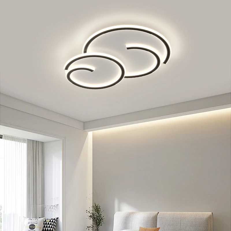 

Modern Simple And Elegant Living Room Ceiling Lights Creative Personalized Art Lighting Whole House 2024 New Bedroom Lamps