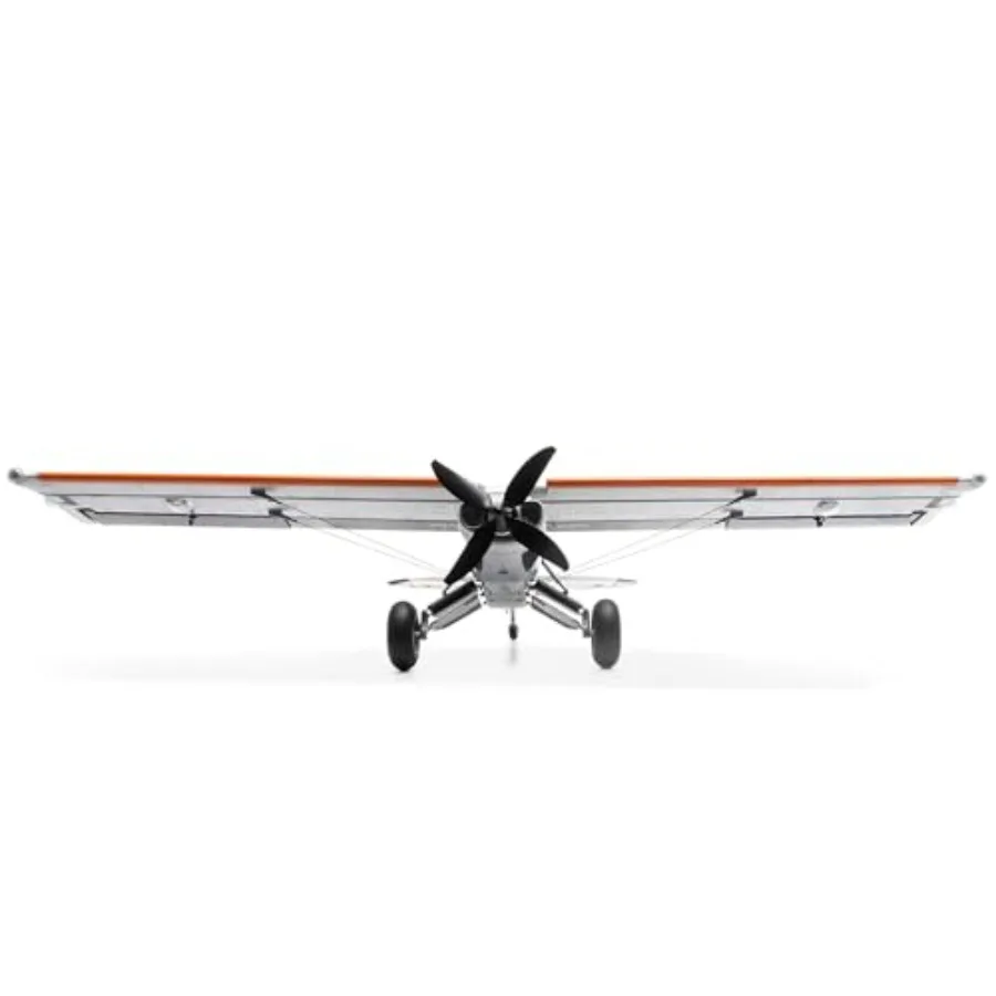 RC Airplane Micro Scrappy 800mm BNF Basic for indoor/outdoor flying, EPP foam body, bright red/black color, ultra-lightweight a