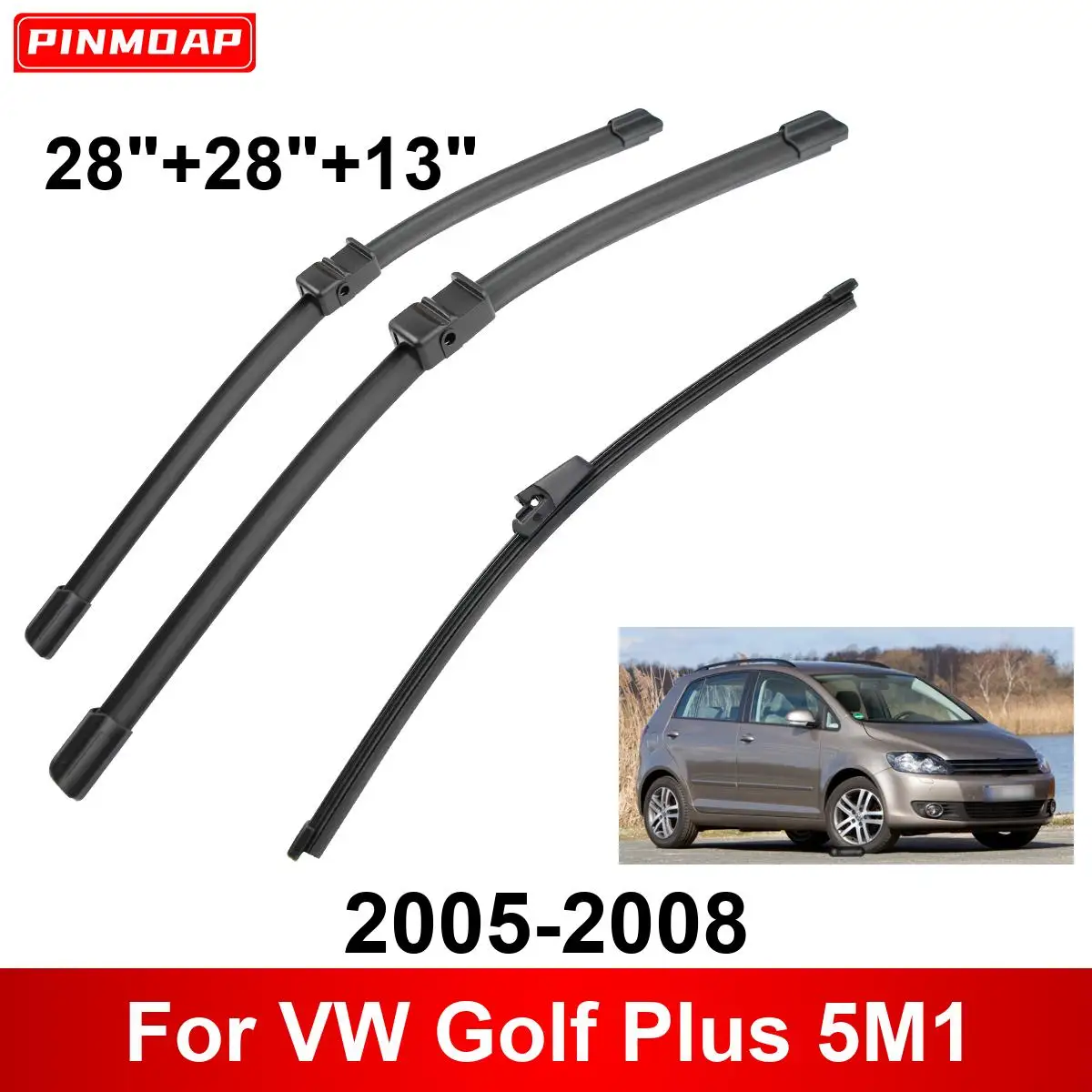 

1/2/3/4/6PCS Car Wiper For VW Golf Plus 5M1 2005-2008 Front Rear Wiper Blades Brushes Auto Accessories 2005 2006 2007 2008
