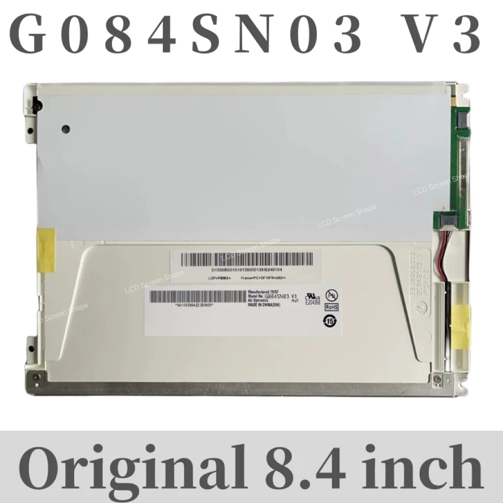 G084SN03 V3 tela LCD, novo, original, 8,4"