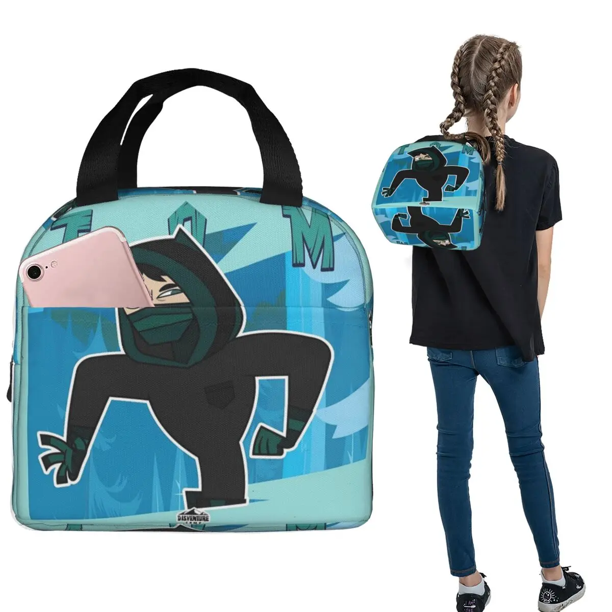 Adventure Camp Tom Insulated Lunch Bag for Women Children Leakproof Food Boxes Thermal Lunch Box Tote