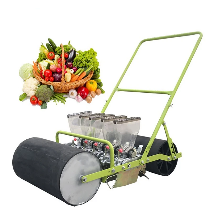 Farm machinery equipment garden tool hand push vegetable planter manual onion seeder