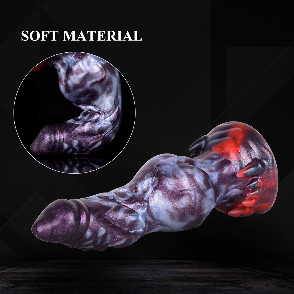 NNSX Large Knot G-spot Stimulation Fantasy Dildo for Women Men Realistic Dog Tuck Penis Female Masturbator Vagina Anal Butt Plug