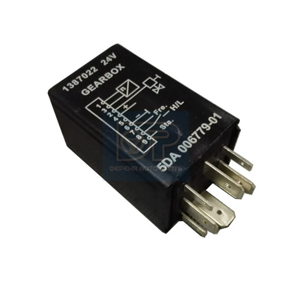 One Piece Truck Auto Flasher 8 Pins 24V Relay For Scnia Bus 4 F K N Series 1543806 1347277 1387022 1475750