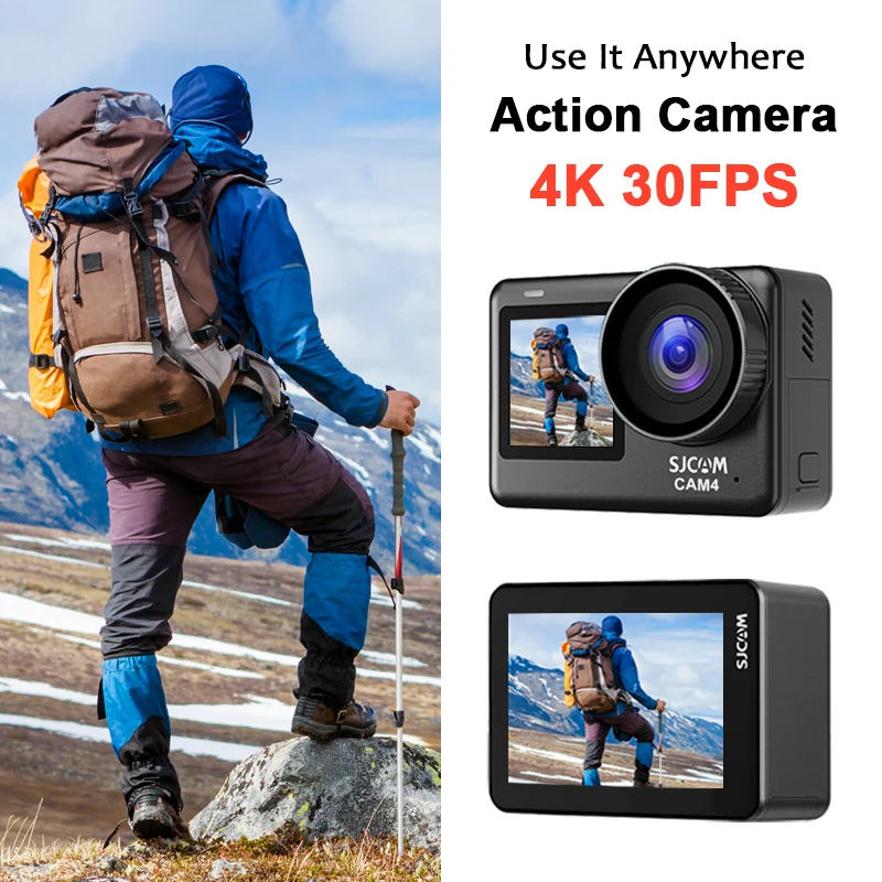 SJCAM phare CAM4 caméra d'action 4K 2.33 SJCAM phare CAM4 caméra d'action 4K 2.33