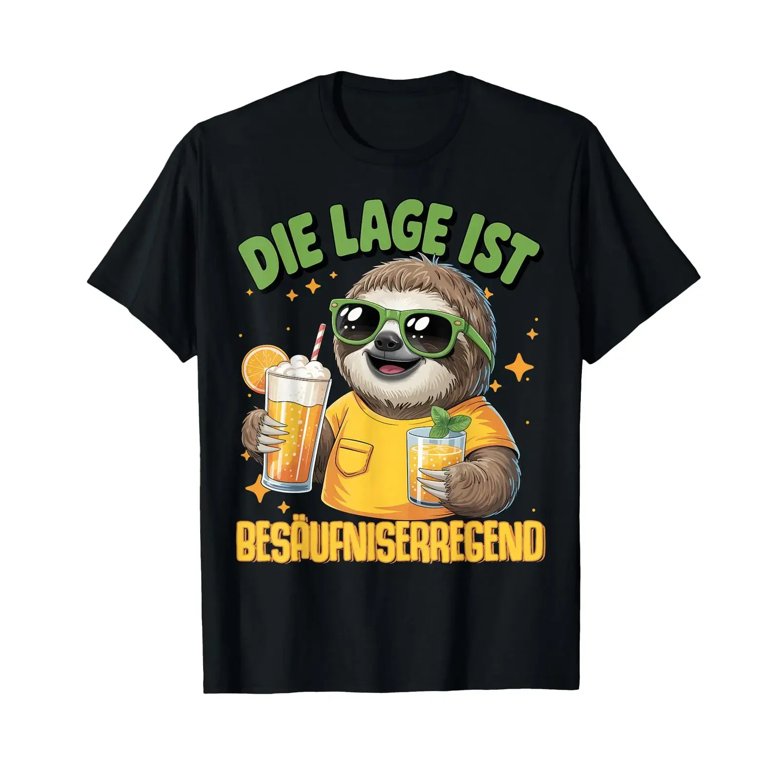The situation is intoxicating Sloth T Shirt Party Holiday vintage Washed Stretched Breathable streetwear Stylish Soft Unisex