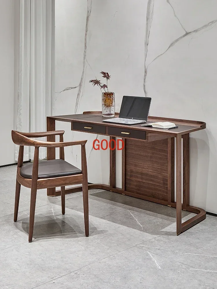 Desk Italian Light Luxury Study Study Table Solid Wood Desk Home Desk