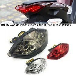 Motorcycle Rear Tail Light For Kawasaki Z1000 2010 2011 2012 2013 Brake Turn Signals Integrated LED Light Z 1000 Rear Taillight