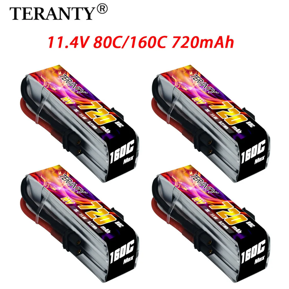 

Модернизированный TREANTY 720mAh 3S 11,4 V 80C/160C модель пересекающего самолета FPV, высокоскоростной литий-полимерный аккумулятор высокого давления