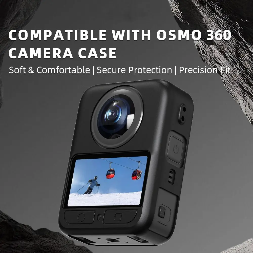 For DJI Osmo 360 Silicone Protective Cover Protector Scratchproof Camera Case Accessories for DJI Osmo 360
