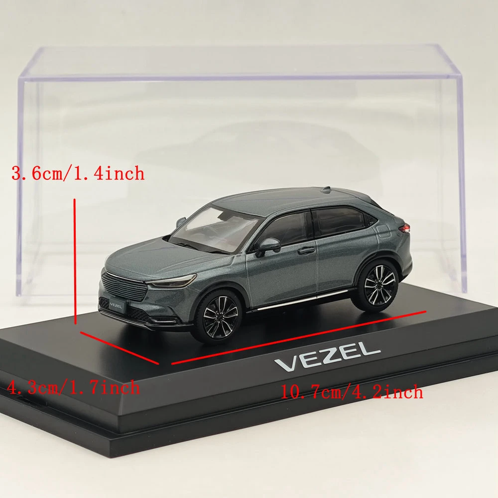 Hobby Japan 1/43 VEZEL Meteoroid Grey Metallic HJ 431002 GM Diecast Models Car Limited Collection Auto Toys Geschenk