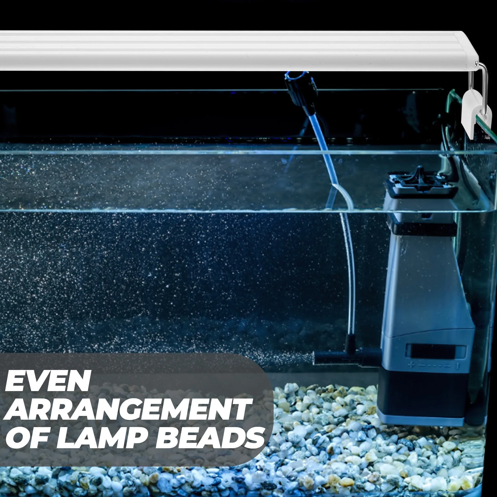 

1Pcs LED Fish Tank Lamp 20-30cm Us Plug Aquarium Lighting Tool Easy Installation Durable Usage Fish Tank Light