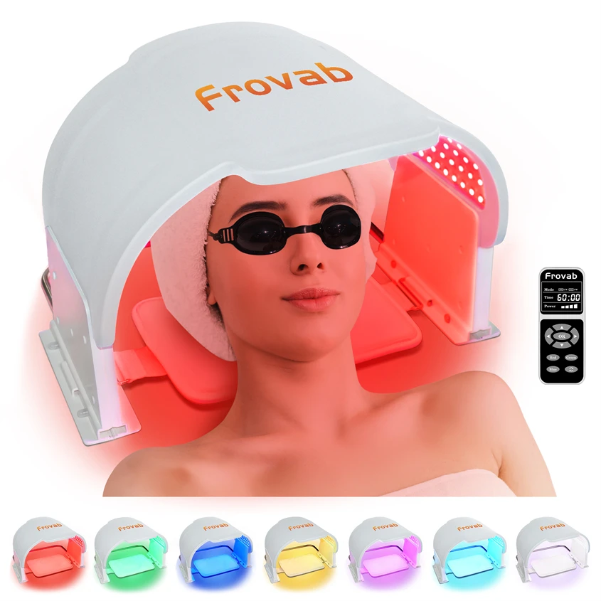 Wirelessly LED as Mask Face Red Light Therapy LED for Mask Reduce Inflammation Redness Facial Devices Skin Firming Beauty Salon