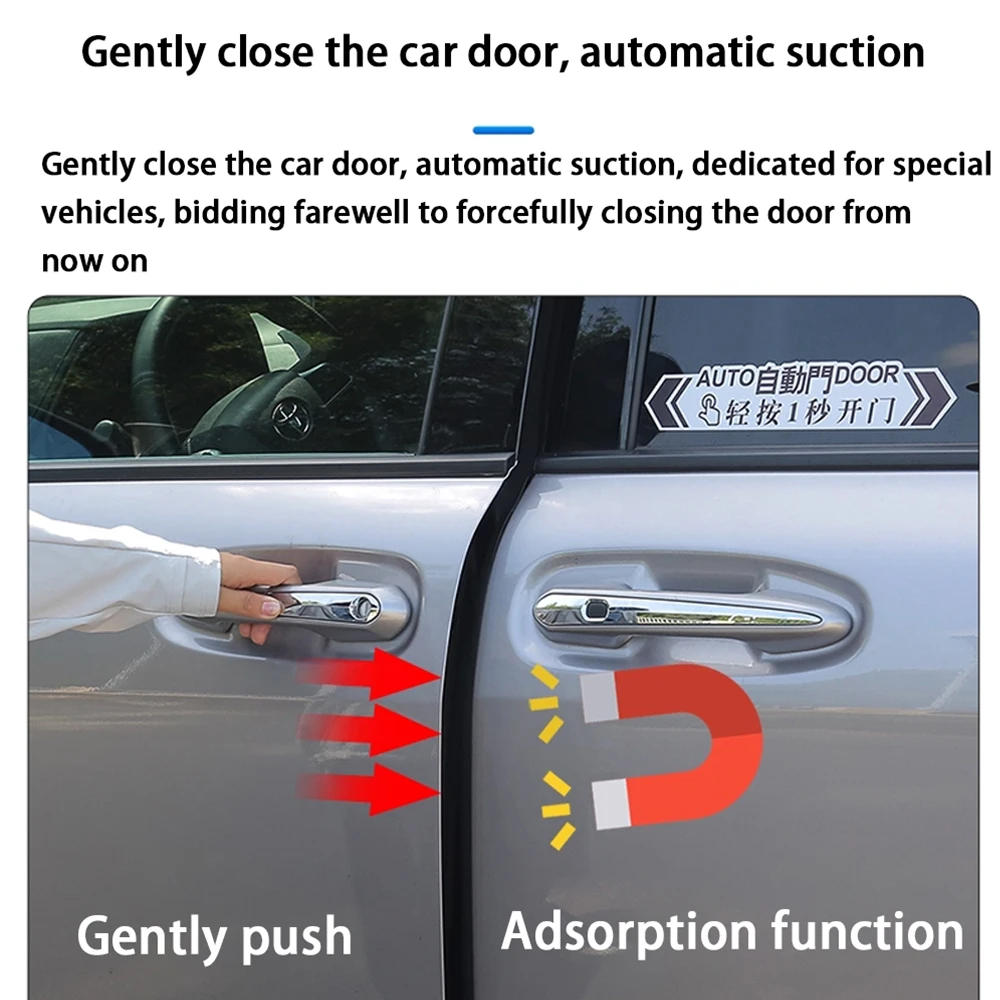 ZJCGO for Lexus LX LX450d LX460 LX470 LX570 2007-2021 Soft Close Door Kit Power Closing Latch System Auto Pull Door Easy Close