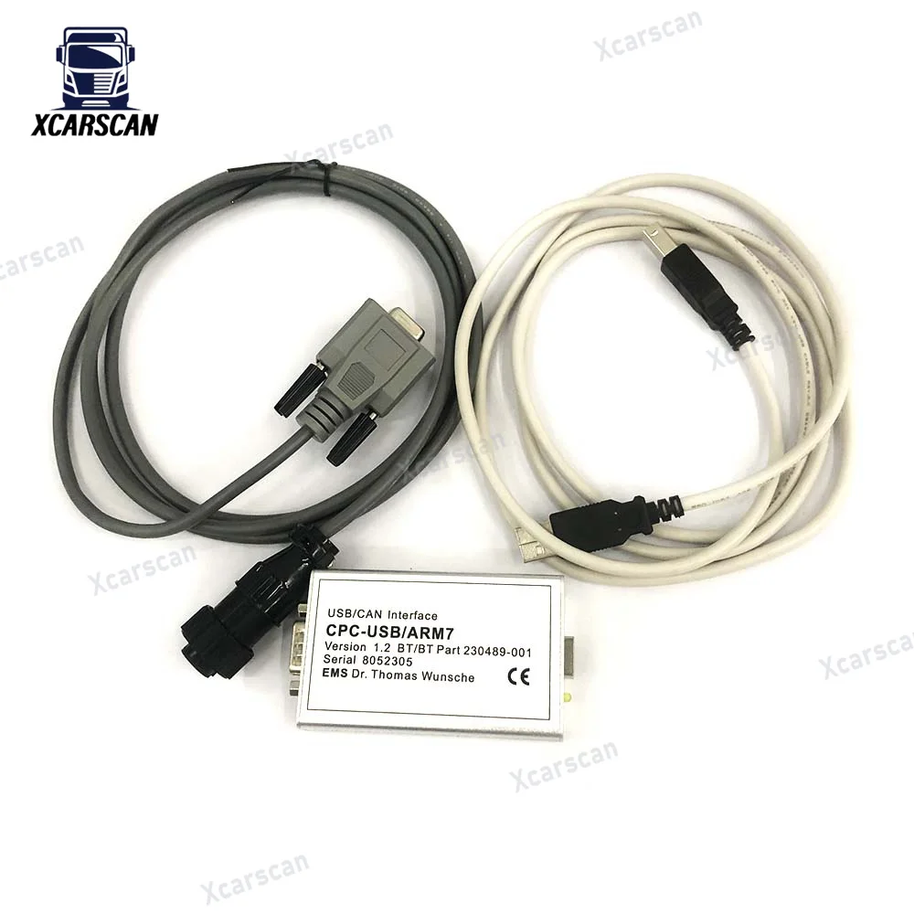 For Toyota BT Canbox CPC USB ARM7 Forklift truck canbox tool CAN Interface Can bus line TruckCom diagnostic tool+CF53 laptop