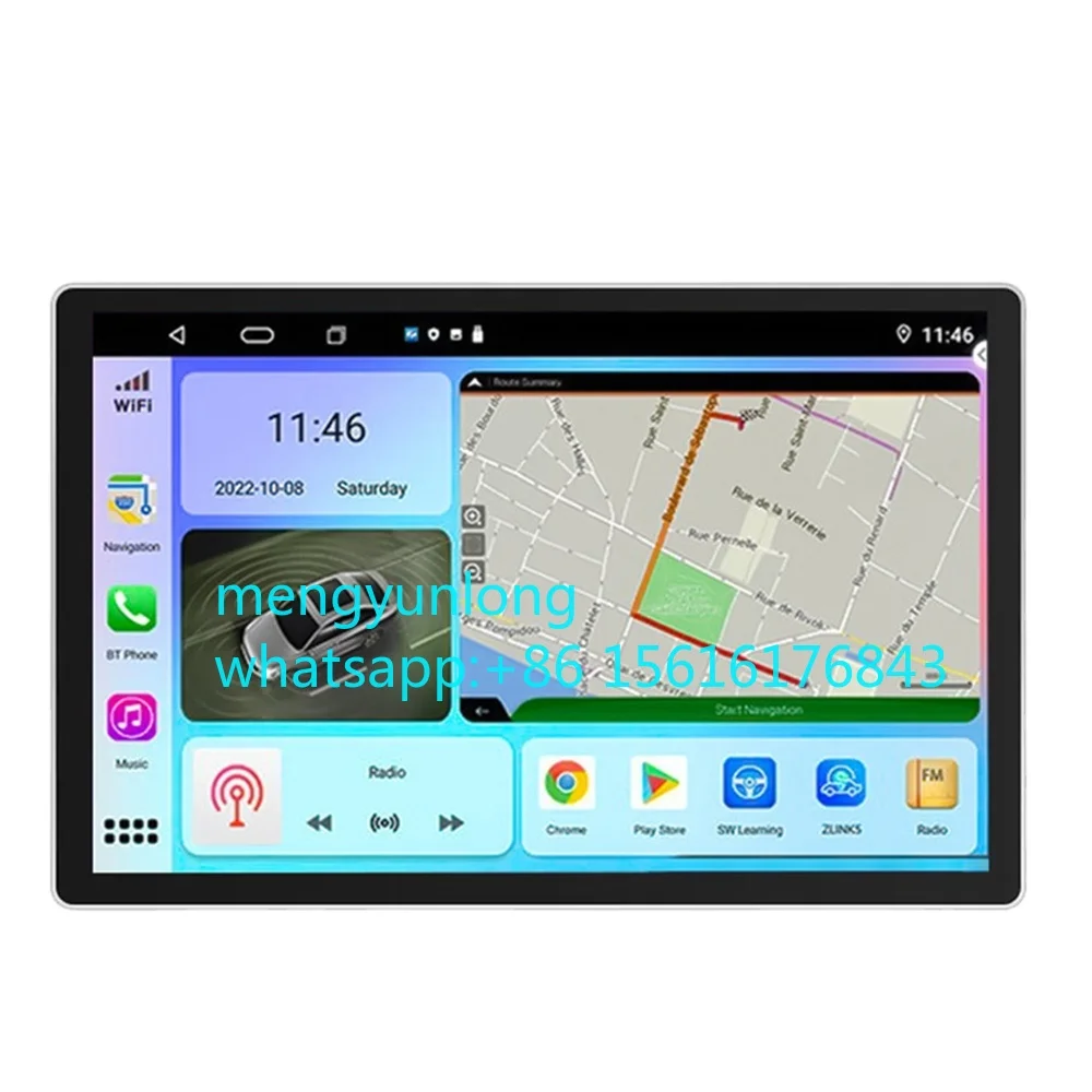 

Zmecar Universal Car Radio Stereo 13.1" QLED Touch screen 8-Core Carplay Android Auto GPS Navigator Car DVD Multimedia Player
