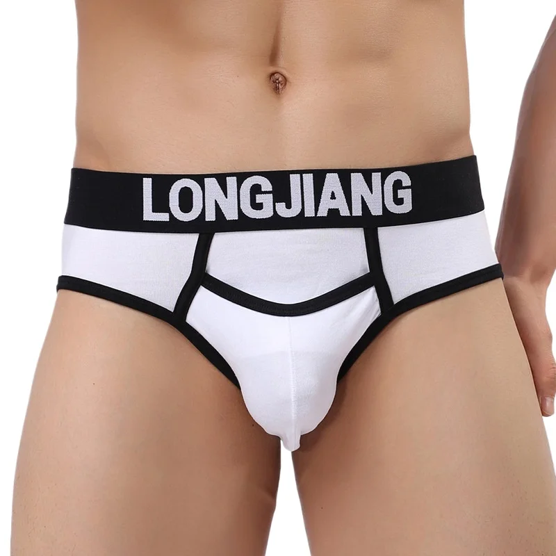 

Men's Cotton Briefs Breathable Underwear Soft Underwear U-Convex Pouch Briefs for Daily Wear Male Fashion Comfortable Underpants