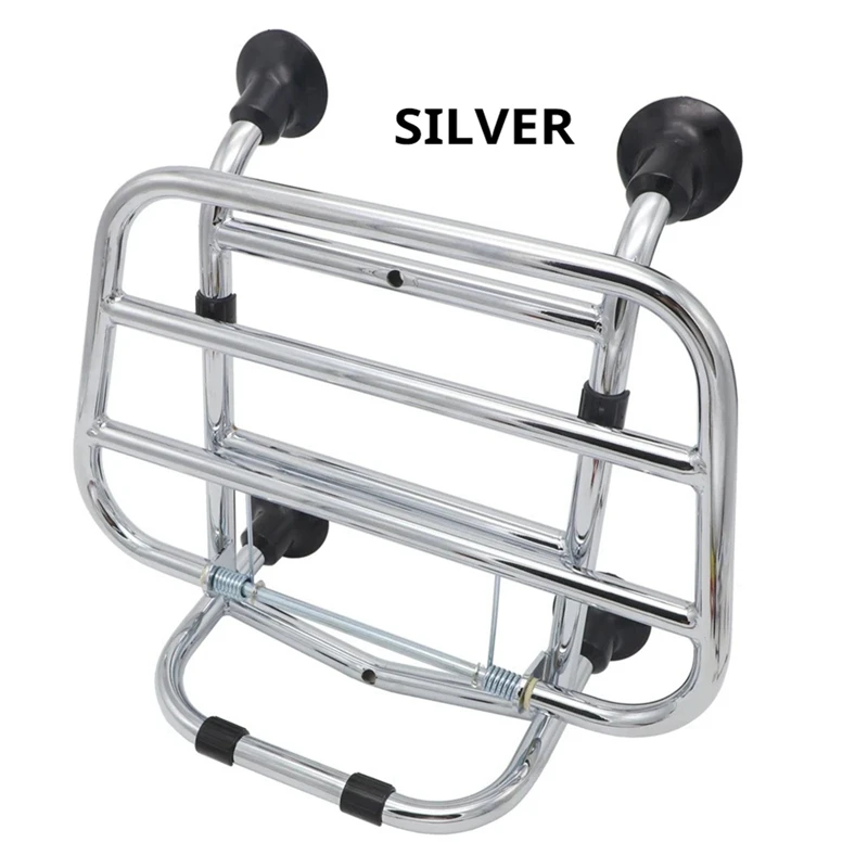 Prateleira dianteira para motocicleta, rack de armazenamento para vespa primavera 150 2015-2019 sprint 150 2017