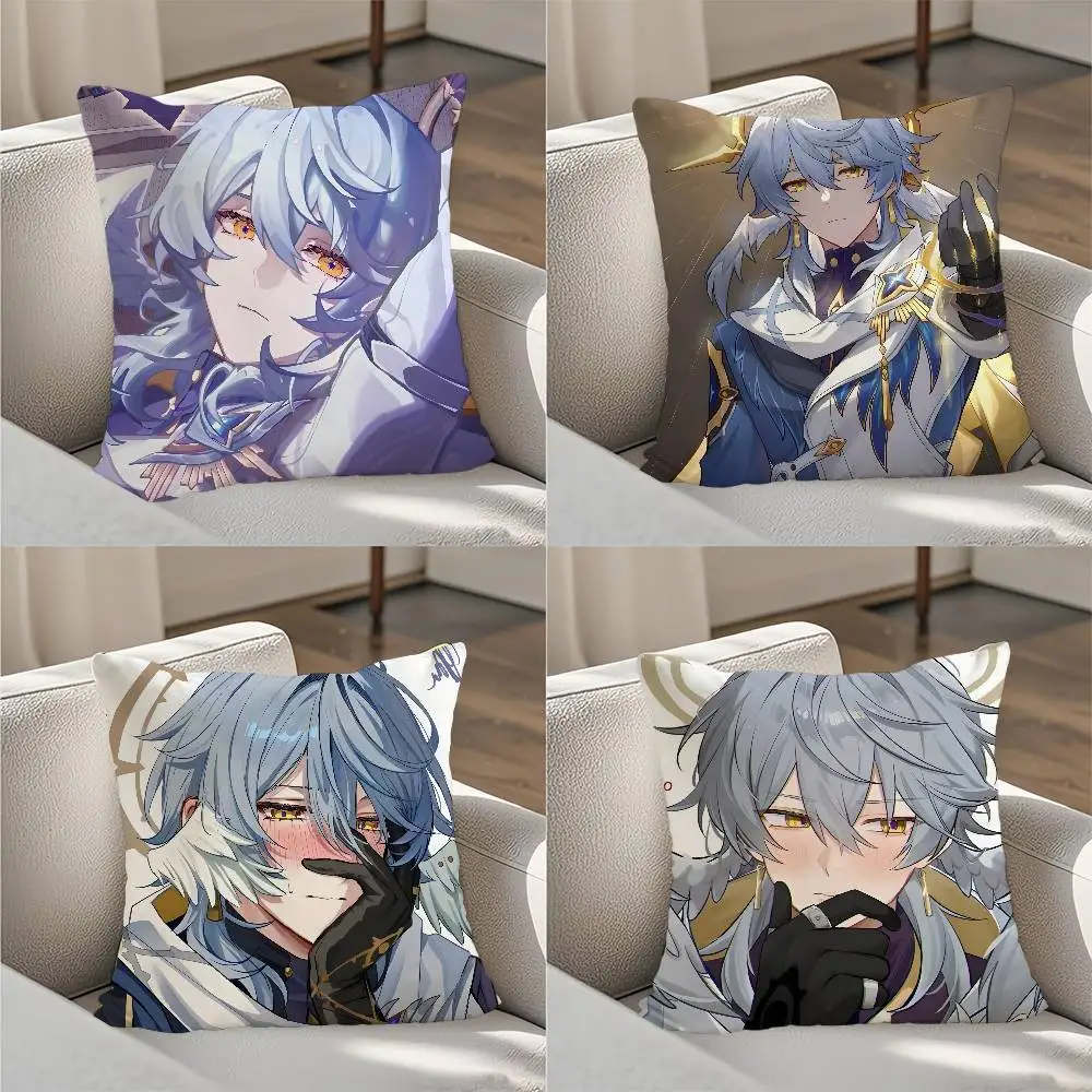 

Honkai Star Rail Sunday Pillow Case Luxury Double-sided For Car Pillows 45x45 Cushions Cover Home And Decoration Sofa Pillowcase