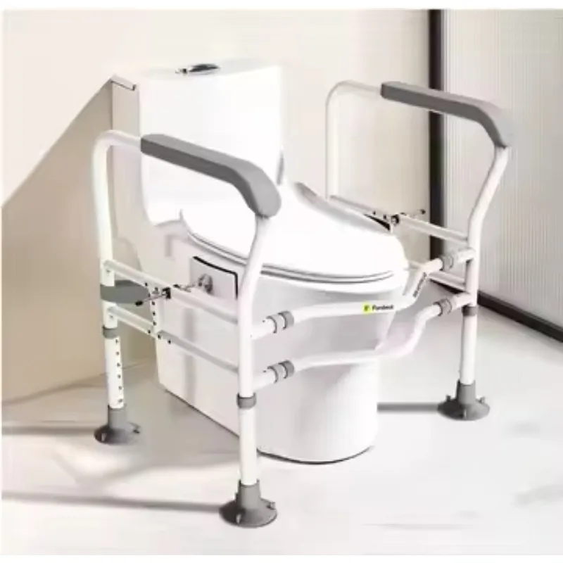 Adjustable Toilet Safety Frame Handrail Grab Bar Support Frame With Handrail for Bathroom