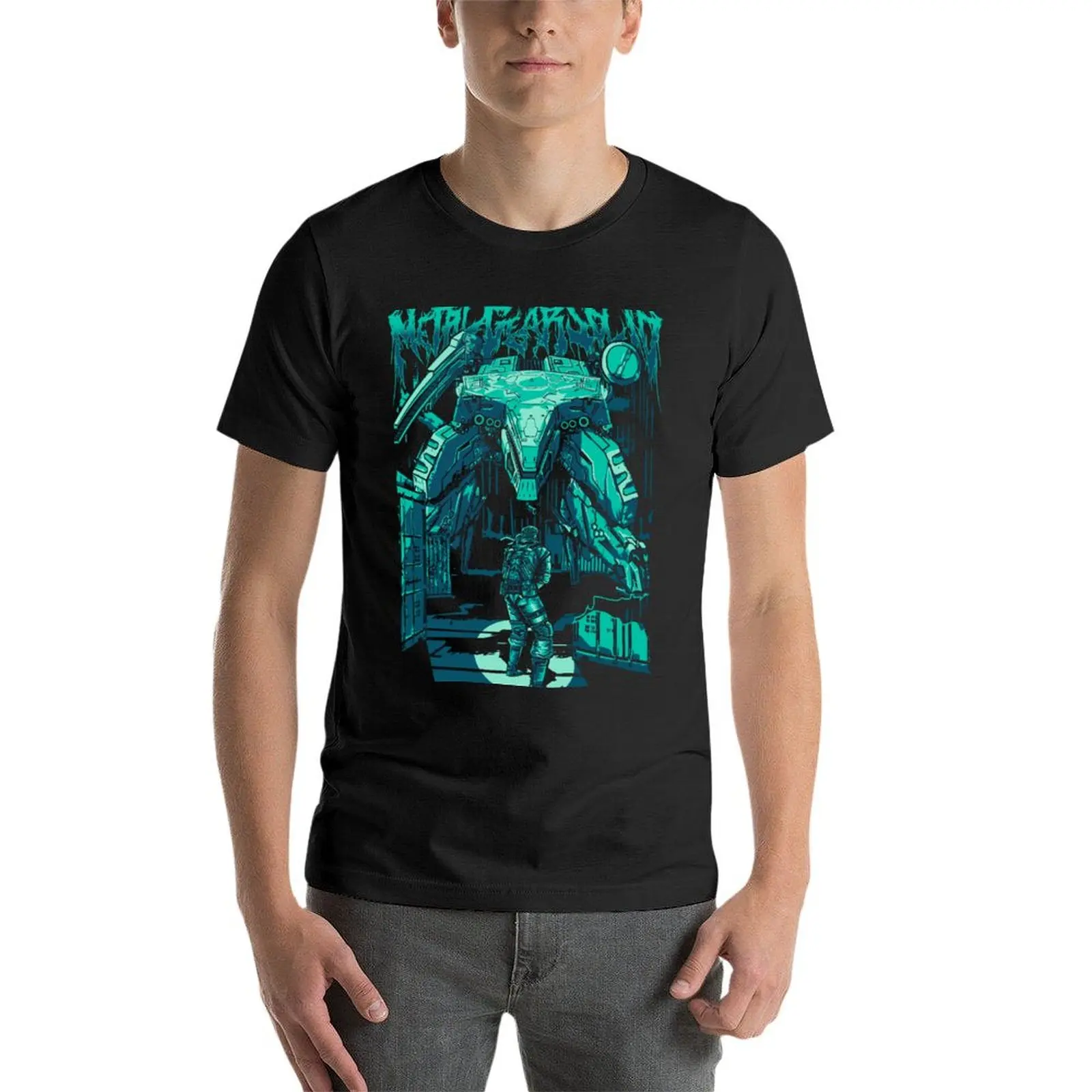 Metal Gear solidna grafika Fan Art ALT2 t-shirt nowe wydanie męska koszulka