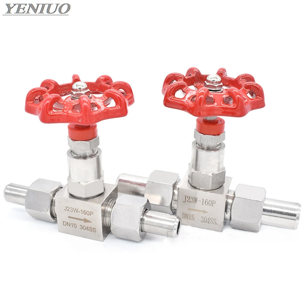 

J23W-160P Needle valve stainless steel 304 welded needle valve stop valve