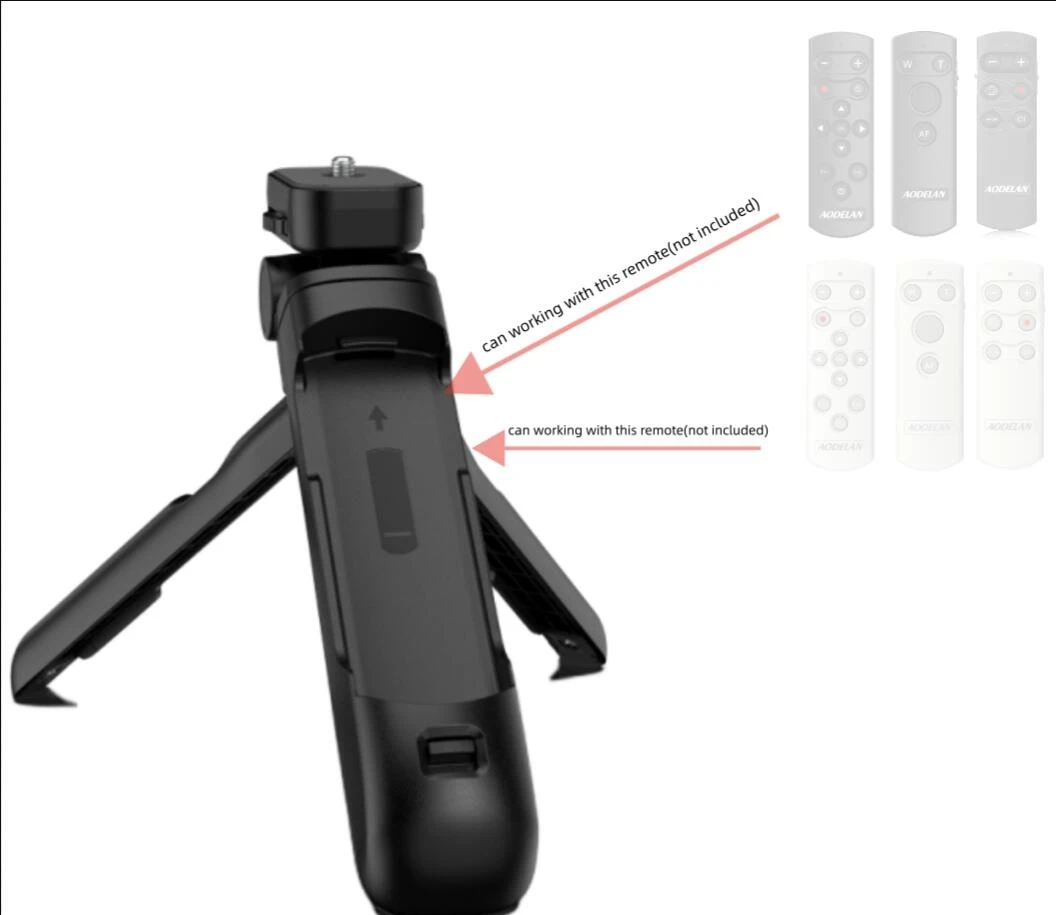 AODELAN TG-1 Mini Grip Tripod Only Handle Shooting Grip Tripod, this do not contain the remote control