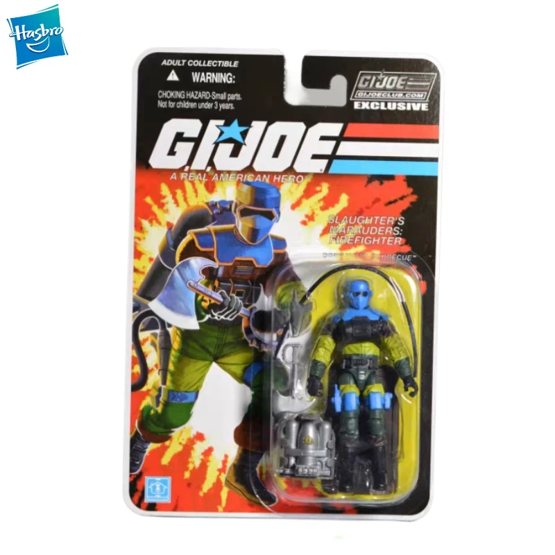 

New Original Hasbro G.I.JOE Classified Series A REAL AMERICAN HERO SLAUGHTER'S MARAUDERS FIREFIGHTER Action Figure Model Gift