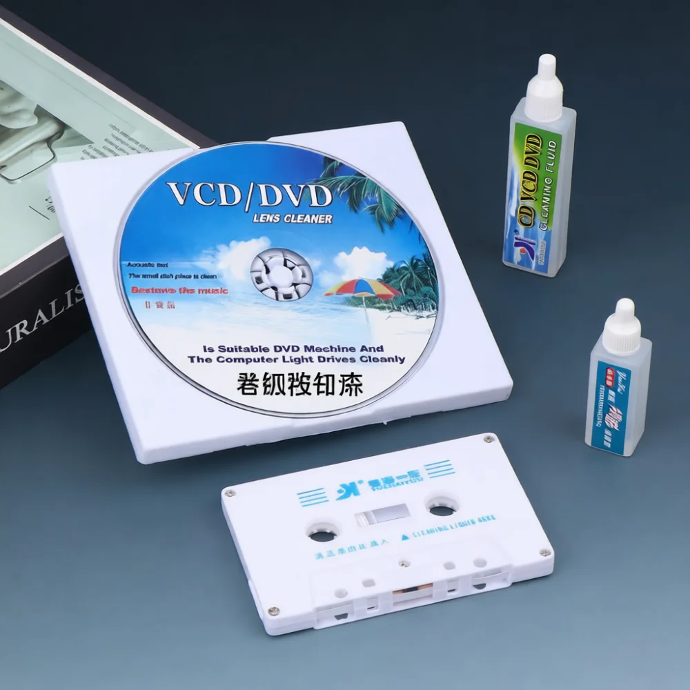 Optical Lens Maintenance Kit For DVD VCD Player Drive PC Laptop Laser Head Cleaning Disc Restorer Repair Accessory