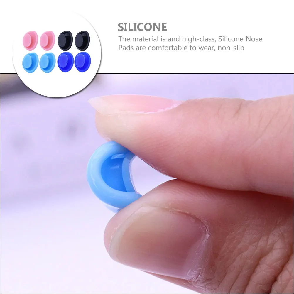 

Glasses Nose Pads Silicone Anti Slip Replacement Cushions For Eyeglasses Durable Nose Grips