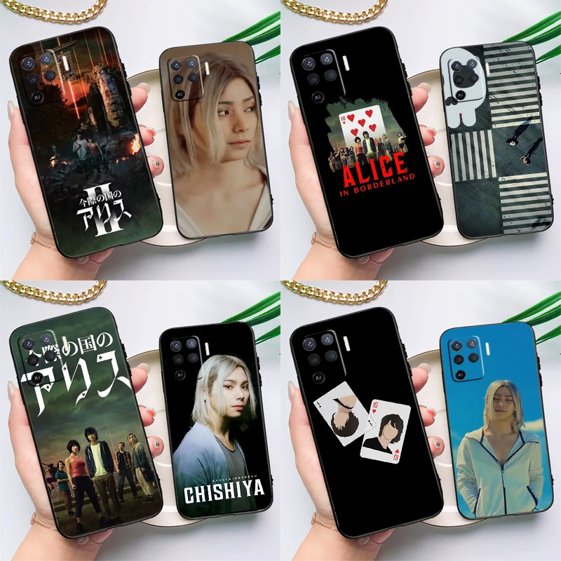 Funda de Alice In Borderland para OPPO, cubierta trasera para OPPO A54, A74, A94, A52, A72, A83, A91, A93, A15, A16, A5, A9, A31, A53, A53S, 2020