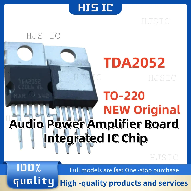 Original 5/10/20PCS 100% Brand New and Quality TDA2052 TDA 2052 TO-220 Audio Power Amplifier Board Integrated IC Chip