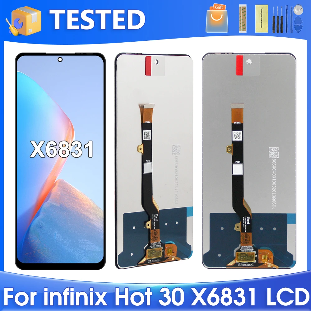 6.78''For Infinix Hot 30 For Hot30 X6831 LCD Display Touch Screen Digitizer Assembly Replacement