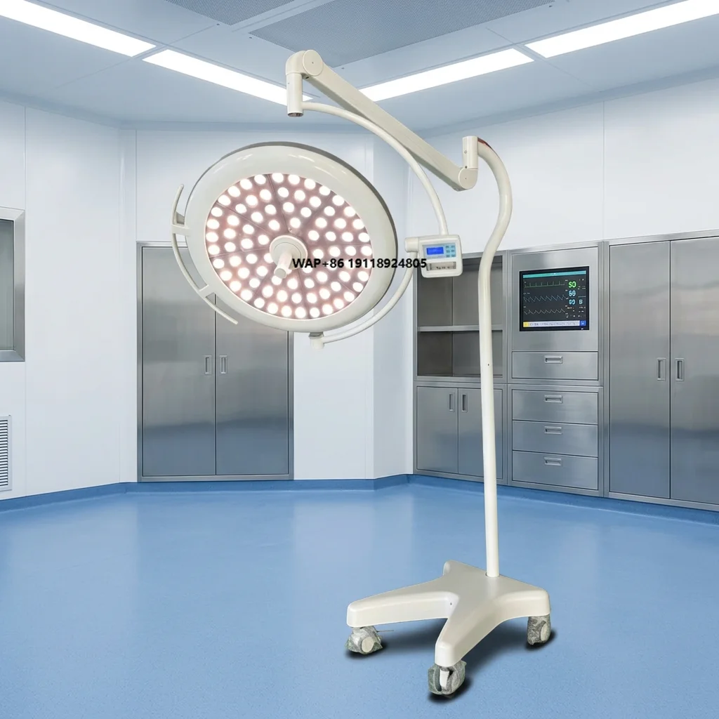 LED surgical shadowless lamp, mobile cold light, high color rendering index, suitable for clinical veterinarians