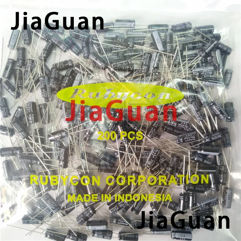 100PCS 35YXJ47M RUBYCON YXJ 35V47UF 5X11MM Aluminum electrolytic capacitor yxj series 47uf 35v hot sale 47uF/35V