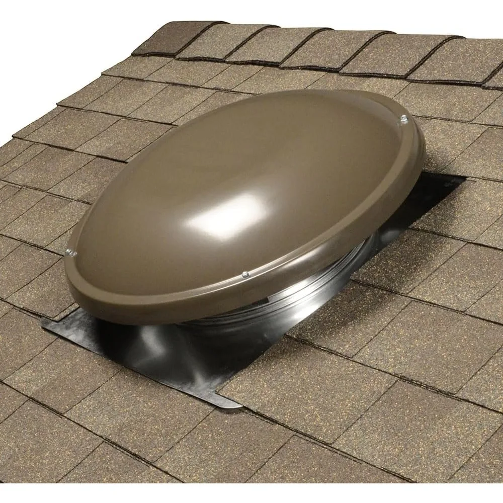 Sistema di ventilazione soffitta plug-in EZ Cool - 1050 CFM, ideale per spazi fino a 2000 mq. Piede, installazione semplice, stile legno stagionato