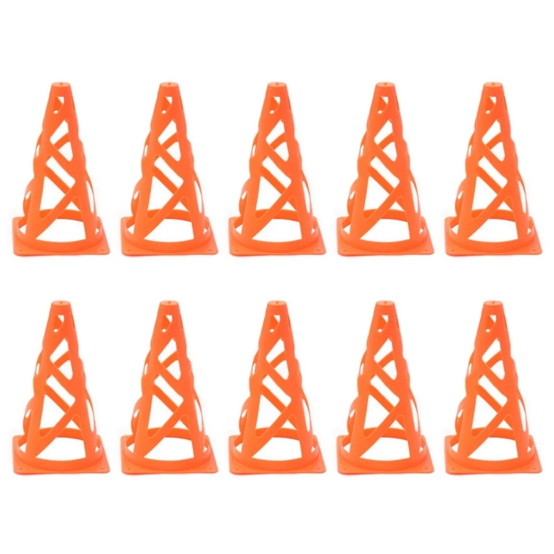 

10 Pack Sports Training Cones, Marker Training Cones for Skate, Football Dropship