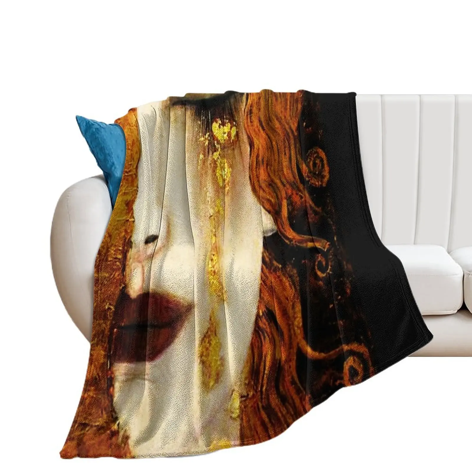 Klimt Golden Tears Throw Blanket Sofas Picnic Blankets