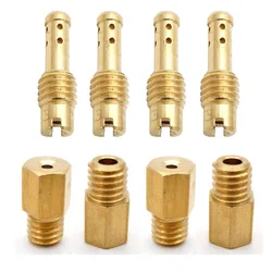 8pcs/set Carburetor Main Jet Pilot Jet For MIKUNI VM/TM/TMX VM22/210 AX100 Carburetter Fuel Injector Nozzle