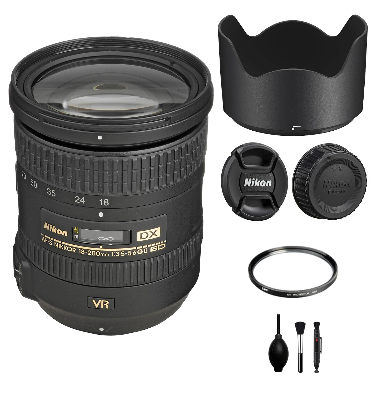 Nikon AF-S DX Nkr 18-200mm F/3.5-5.6G ED VR II