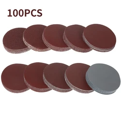 100pcs Sanding Discs 3 Inch Sandpaper 80-3000 Grit Sander Disc Pads Sanding Paper Sander Disk Abrasive Tools Polishing Pad Set